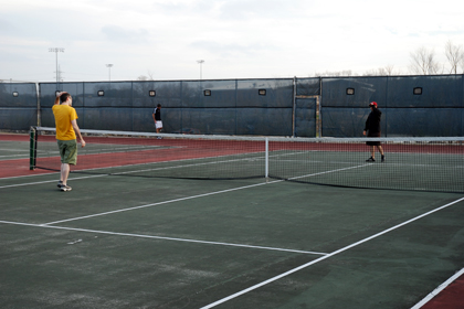 Pre-game warm up.